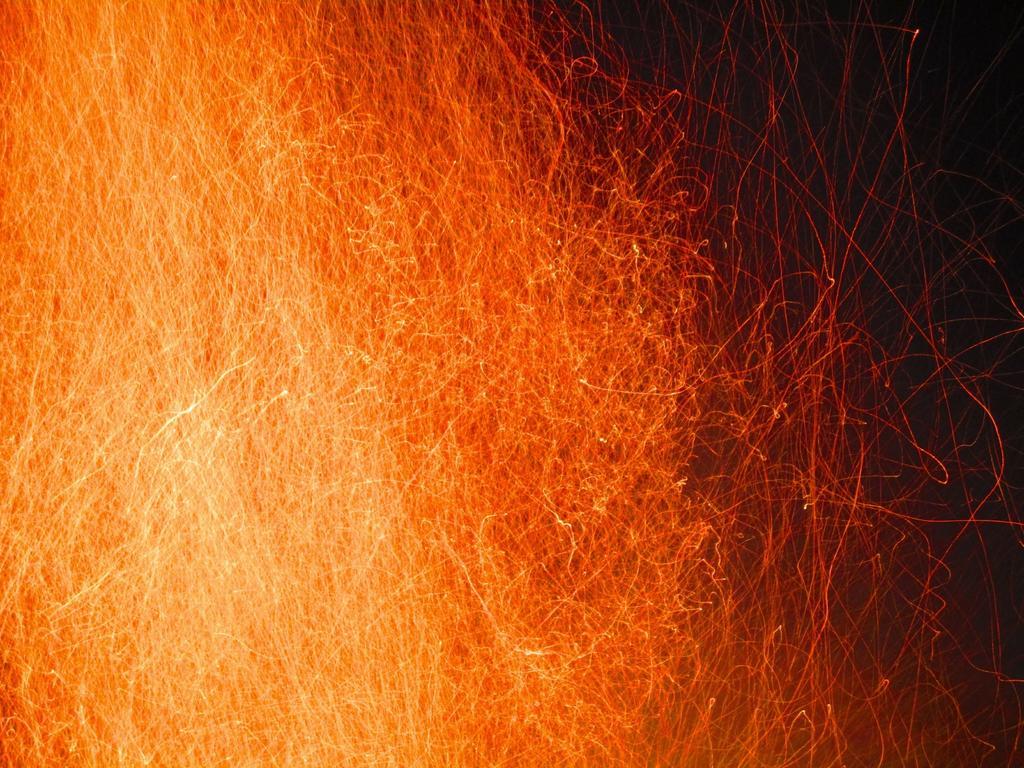 火星 火焰 消防 热 壁炉 篝火 火花 夜 烧伤 红色