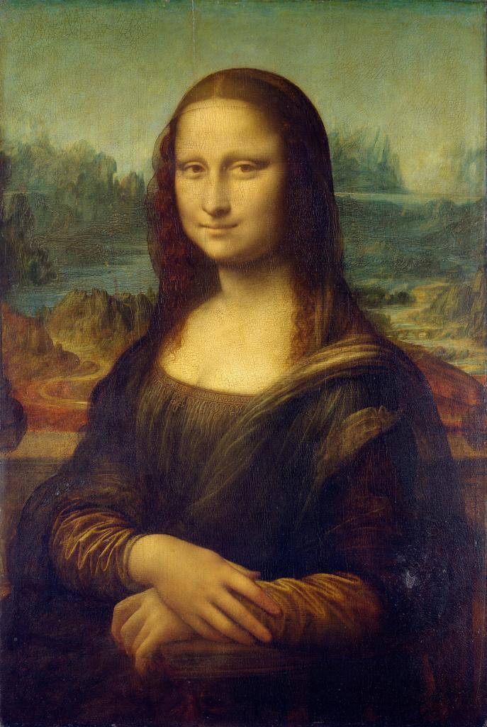 蒙娜 · 丽莎 达 · 芬奇 la gioconda 油画 画布