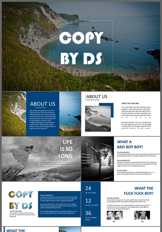 欧美风大气炫酷商务总结2017工作计划PPT模板
