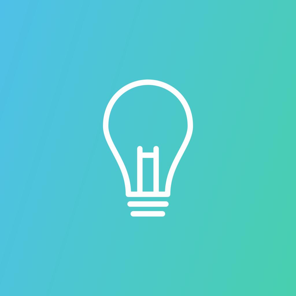 姑姑家你越灵感灯泡背景图片