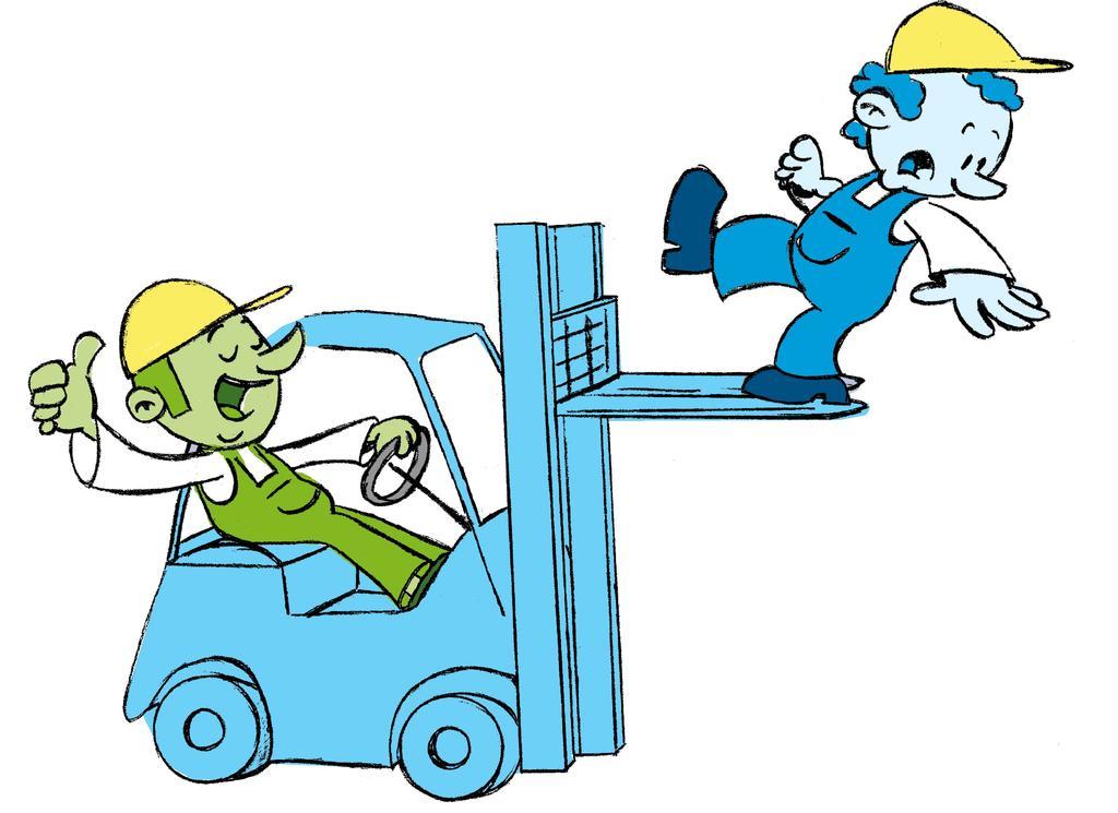 白色建筑简约叉车工人物流仓库运输货物背景图片