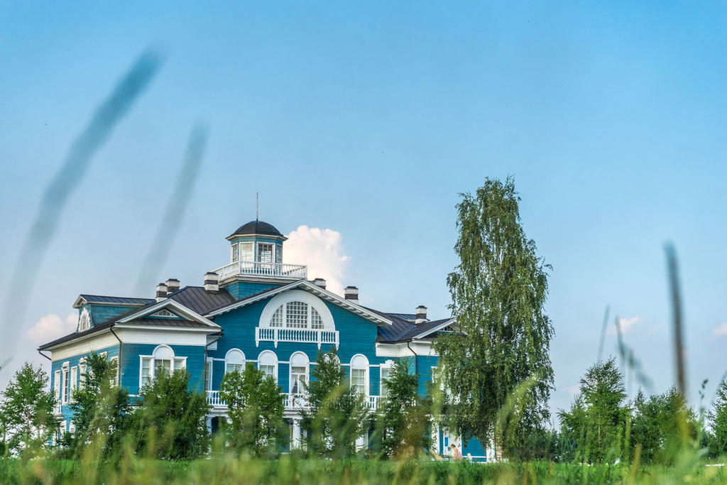 建筑时尚度假别墅背景图片