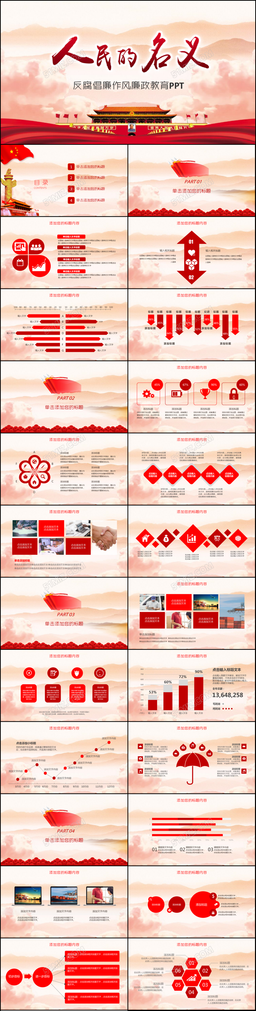 人民的名义反腐倡廉廉政主题学习教育PPT