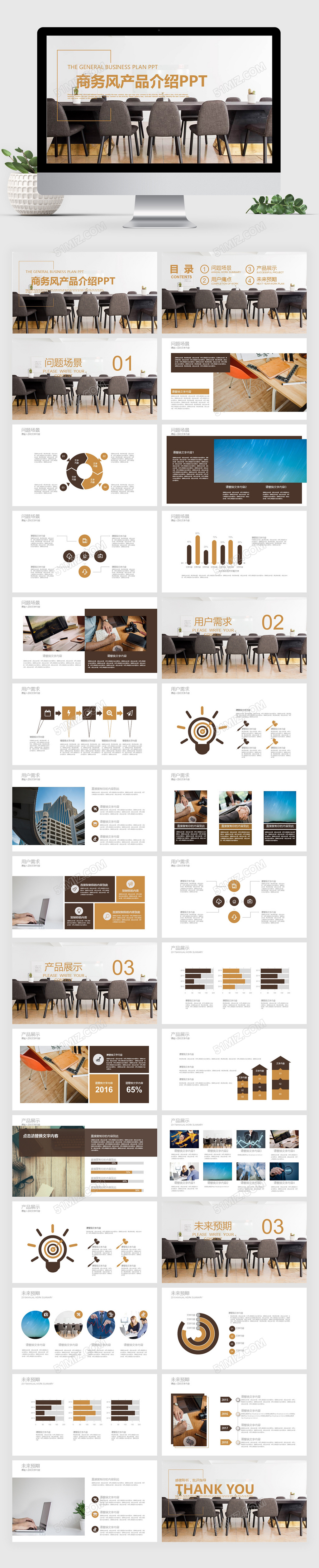 2017最新产品介绍公司介绍PPT模板