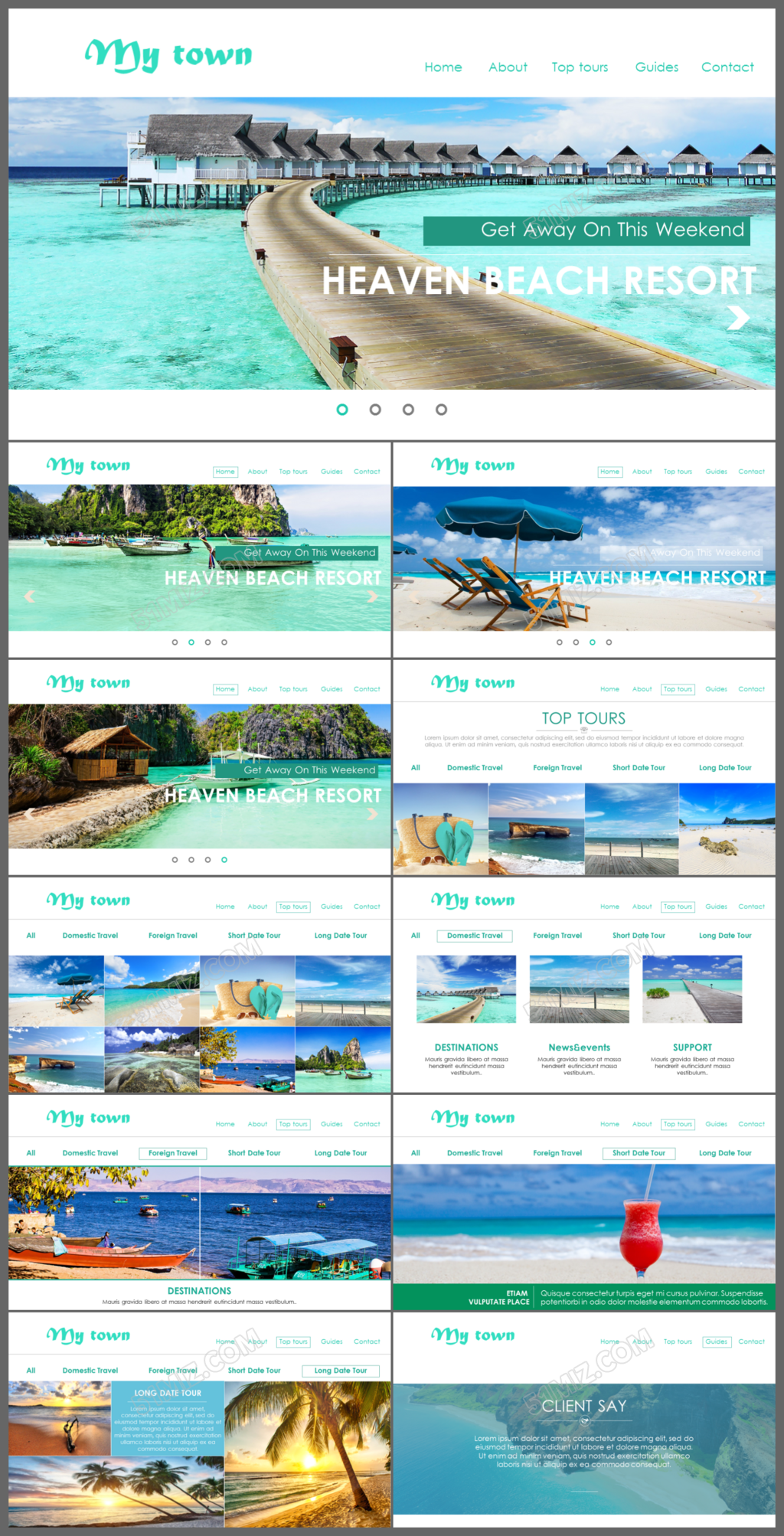 2017欧美商务总结汇报通用PPT模板
