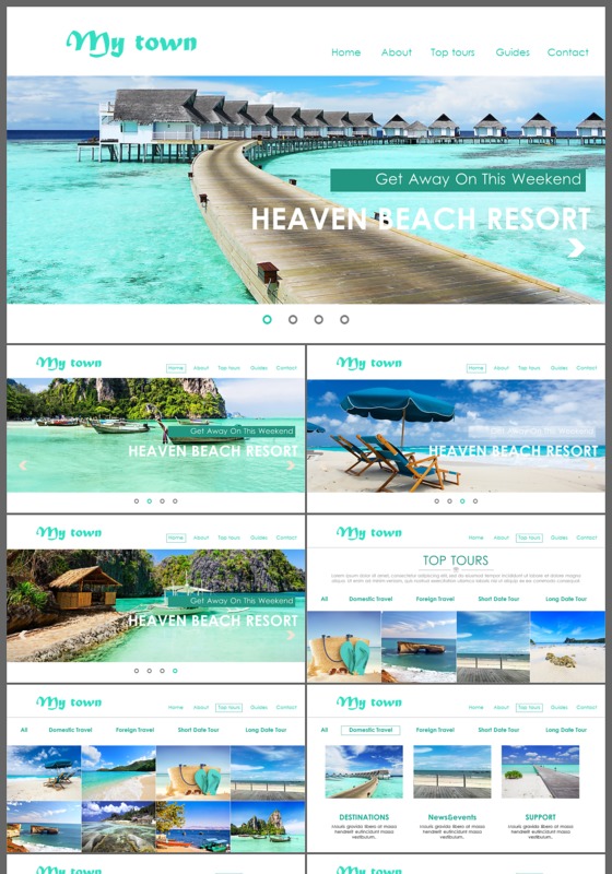 2017欧美商务总结汇报通用PPT模板
