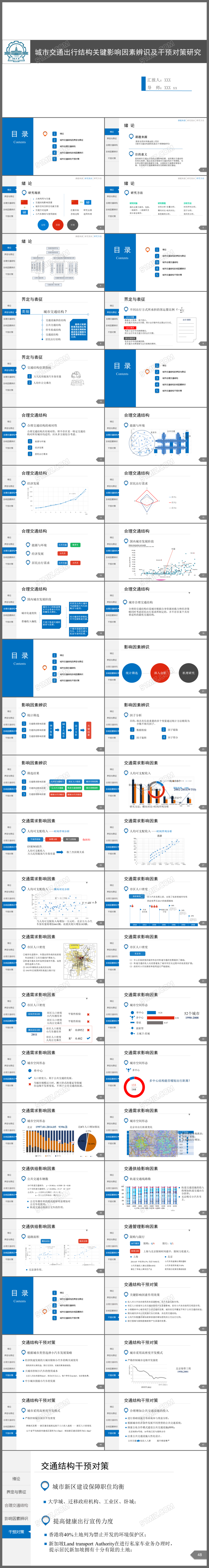 2017简约实用论文答辩PPT模板
