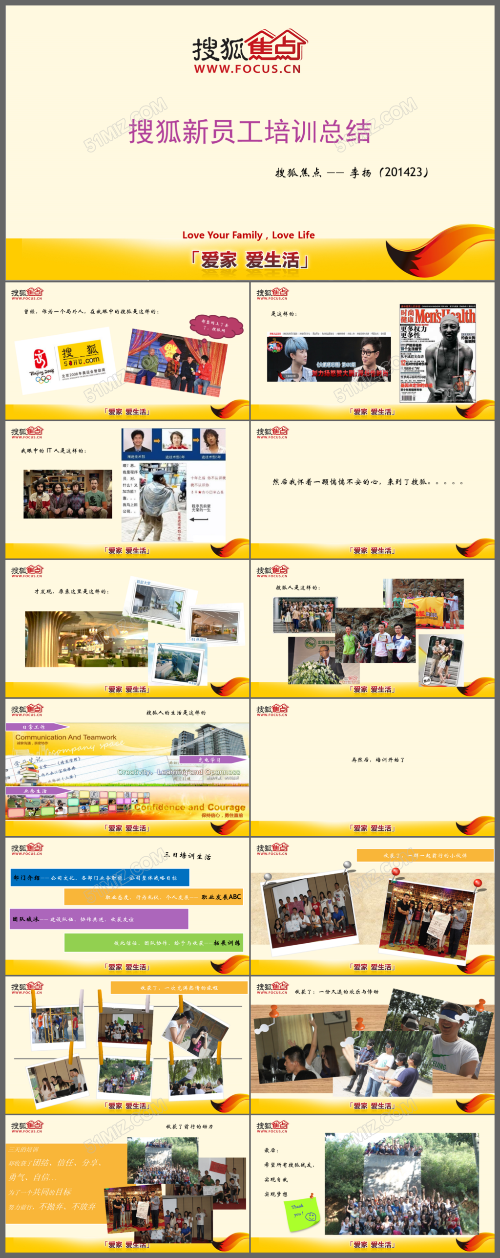 创意简约新员工培训总结工作总结计划方案管理培训通用PPT模板