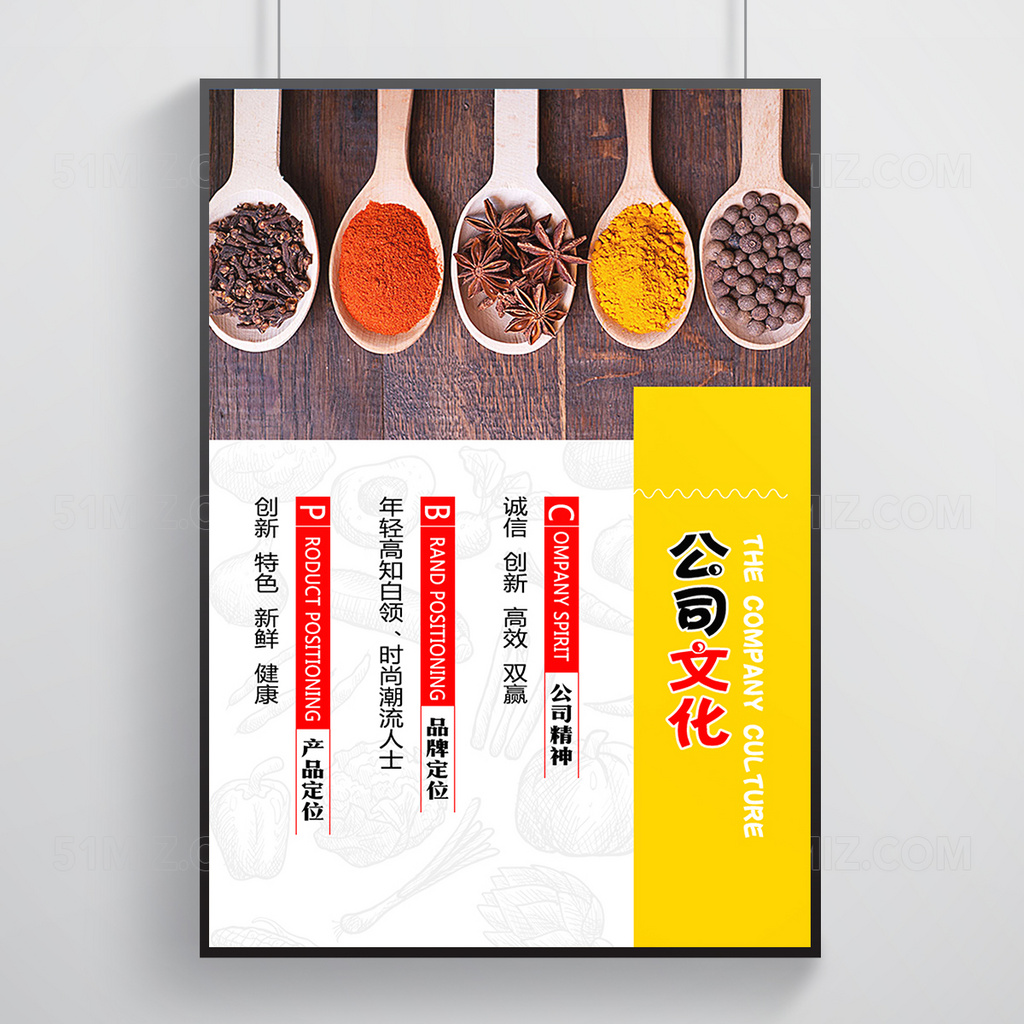 公司文化海报
