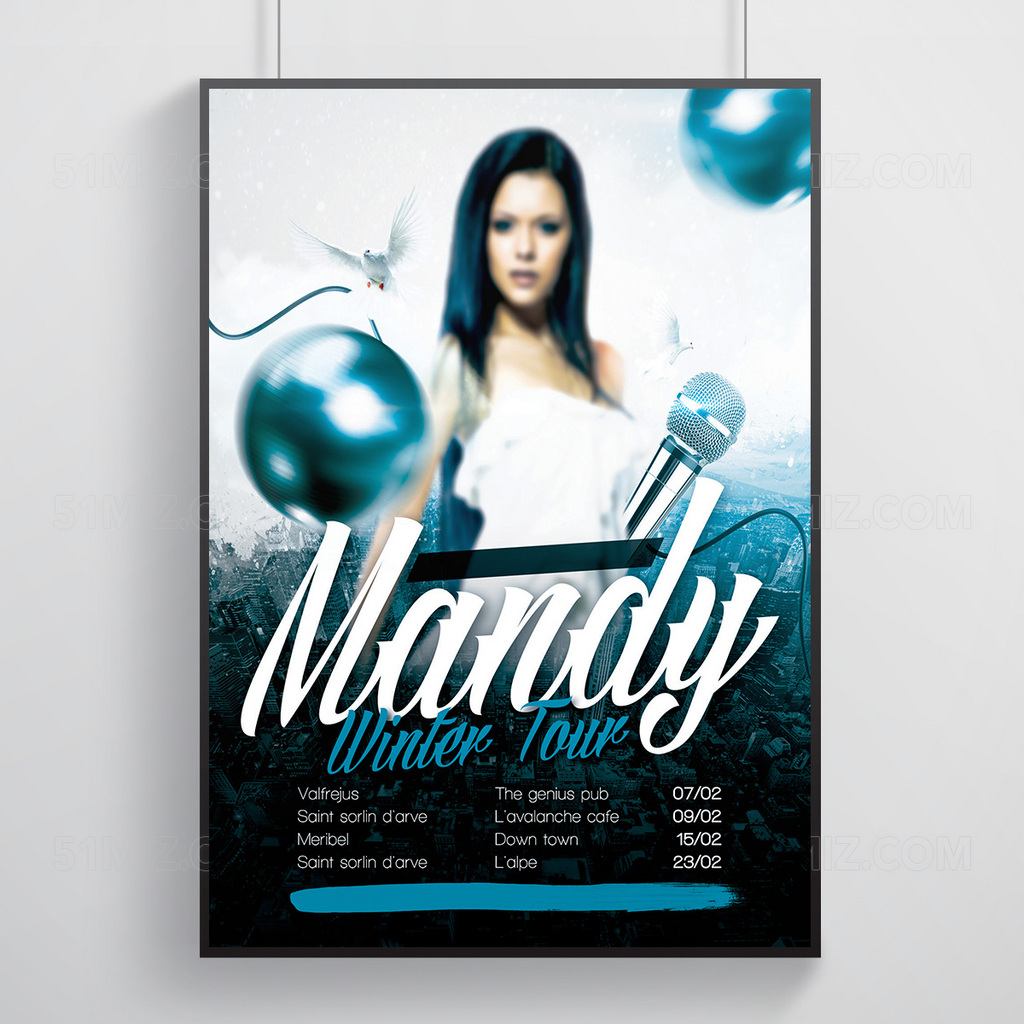 Mandy冬季巡回演唱会海报