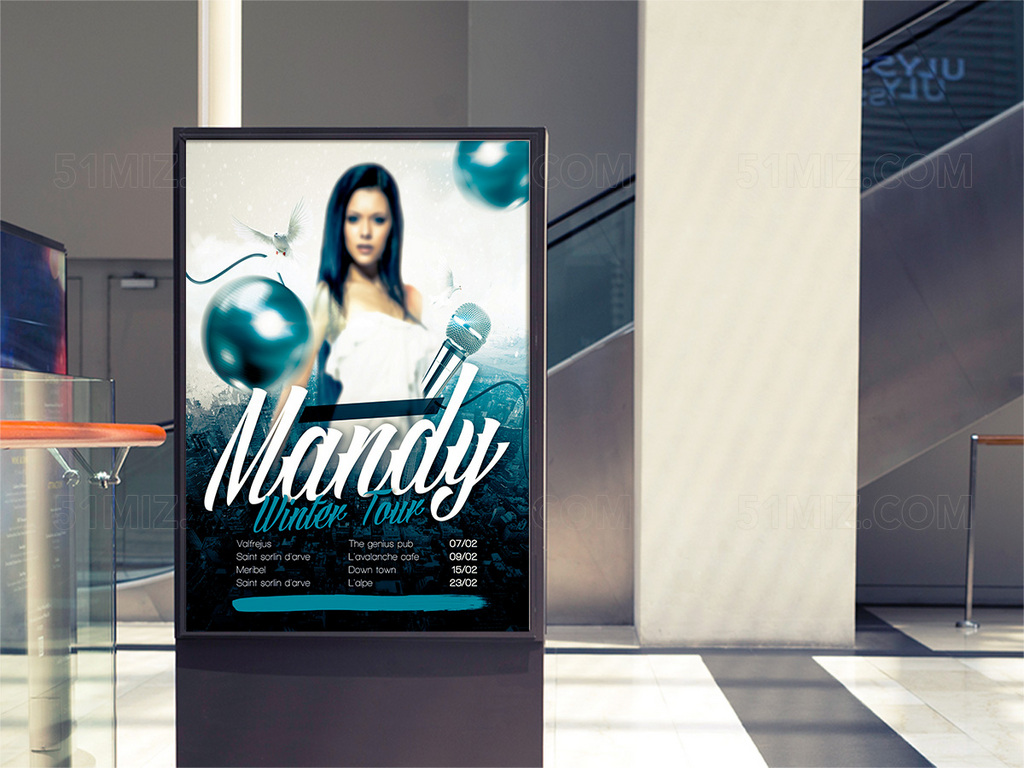 Mandy冬季巡回演唱会海报