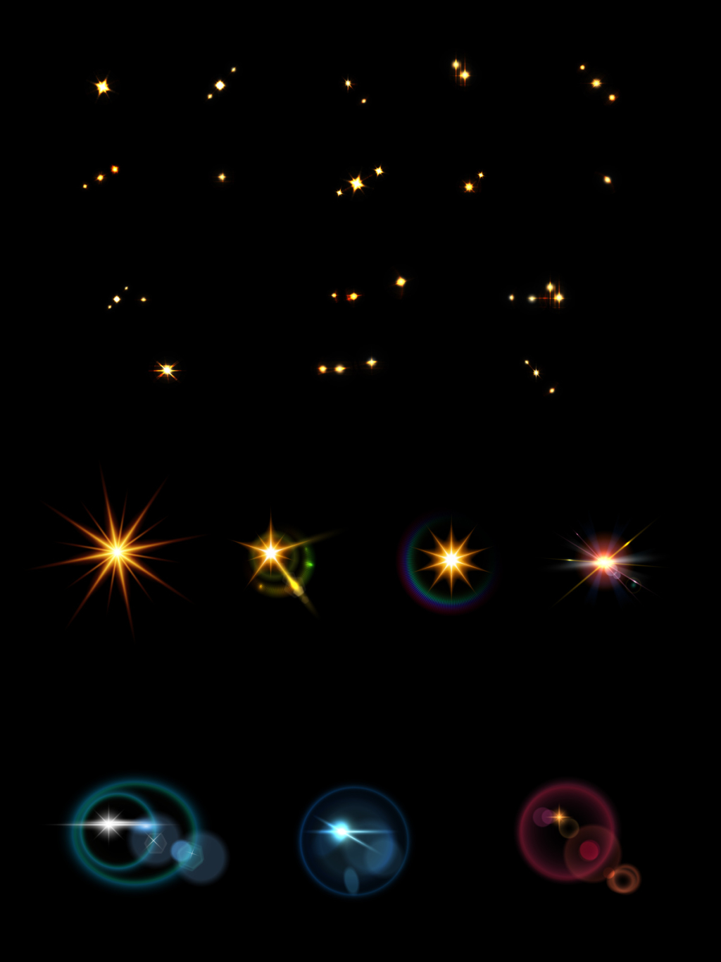 23个各色光点素材