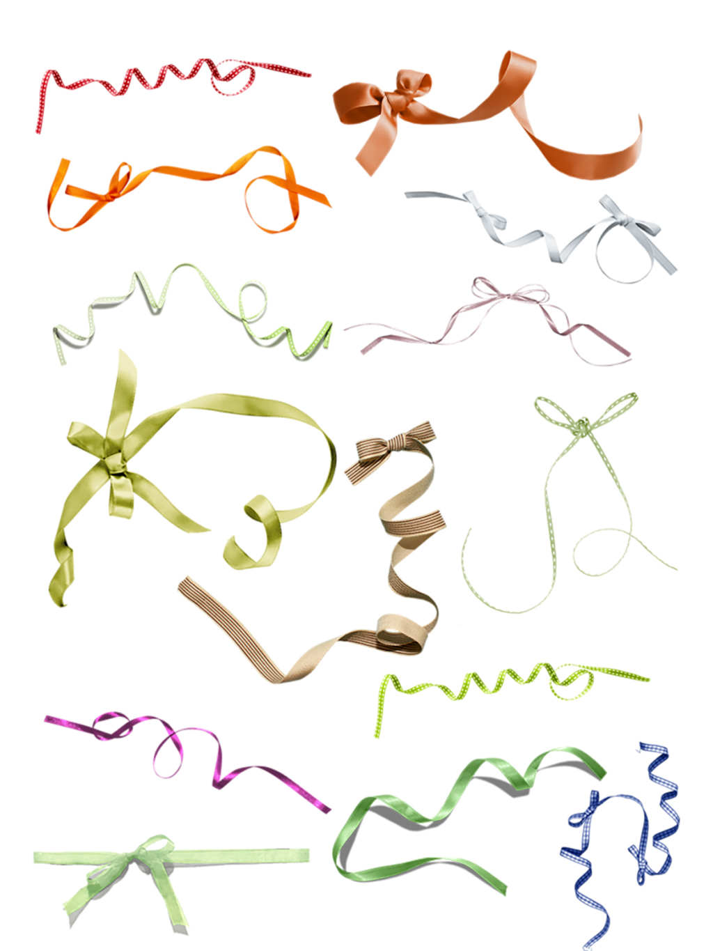 14个各式丝带素材