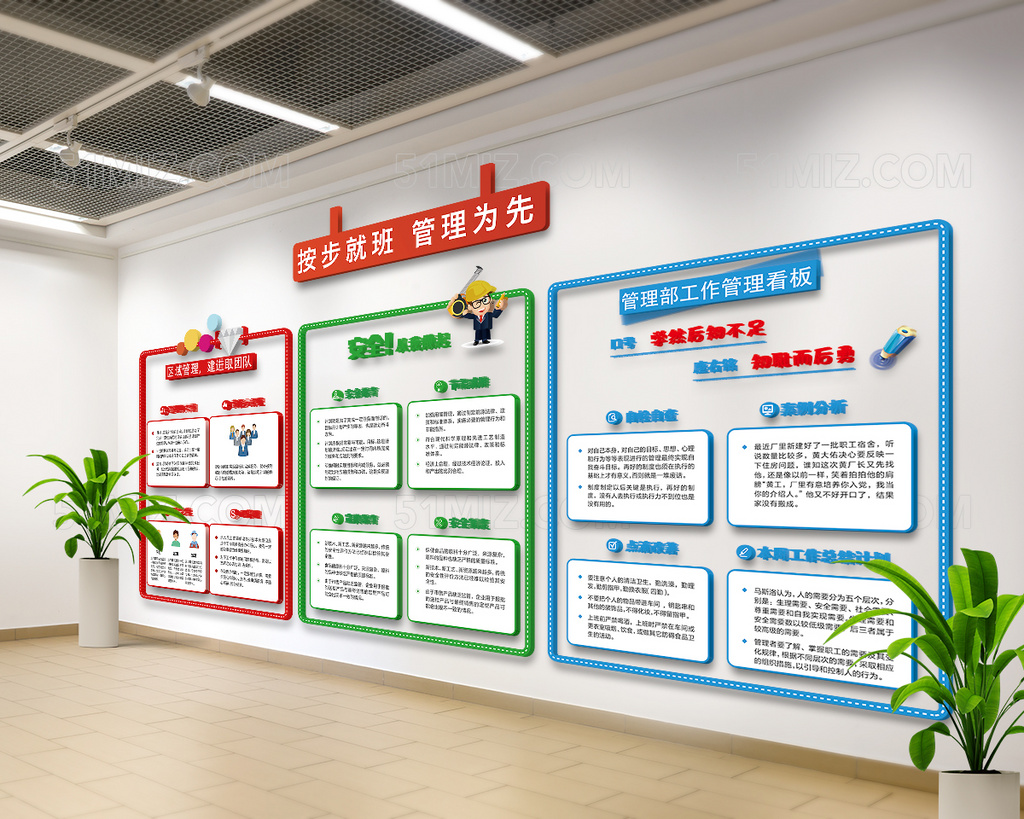 办公室安全规范文化墙