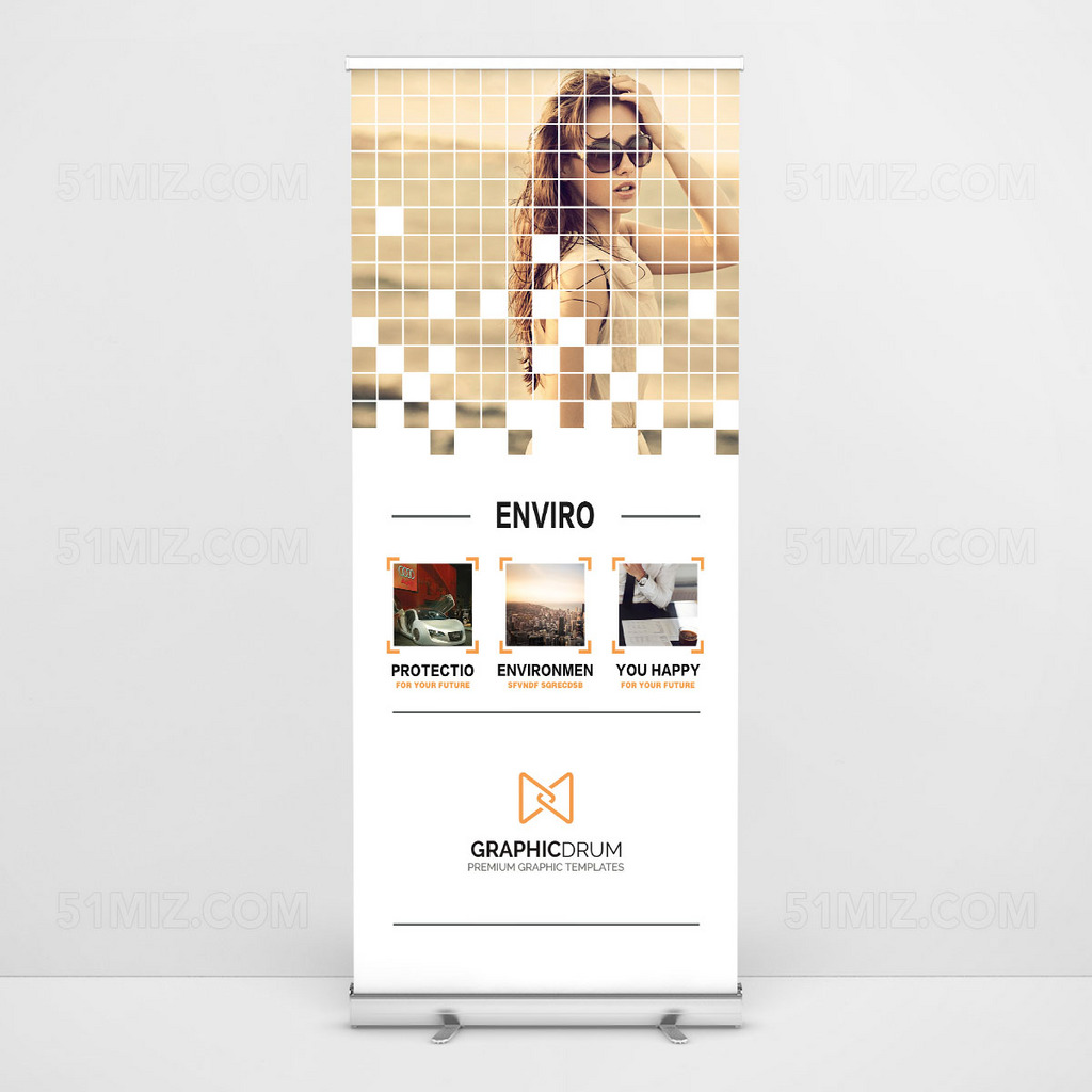 企业易拉宝展架设计