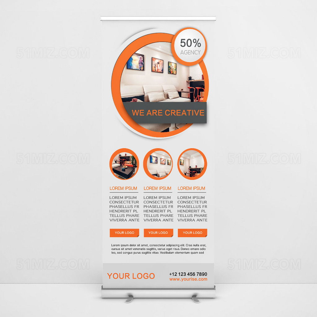 房地产易拉宝展架设计