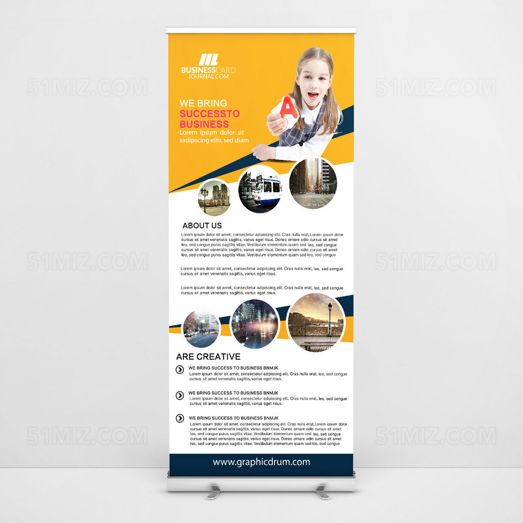 企业宣传易拉宝展架