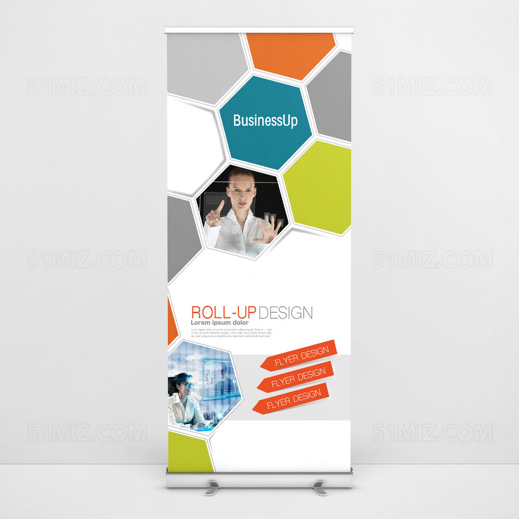 时尚易拉宝展架设计