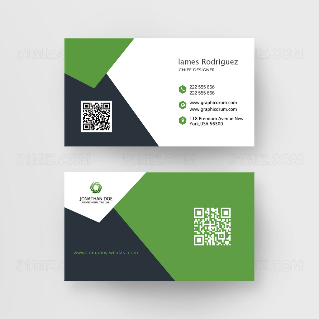 绿色大气企业名片