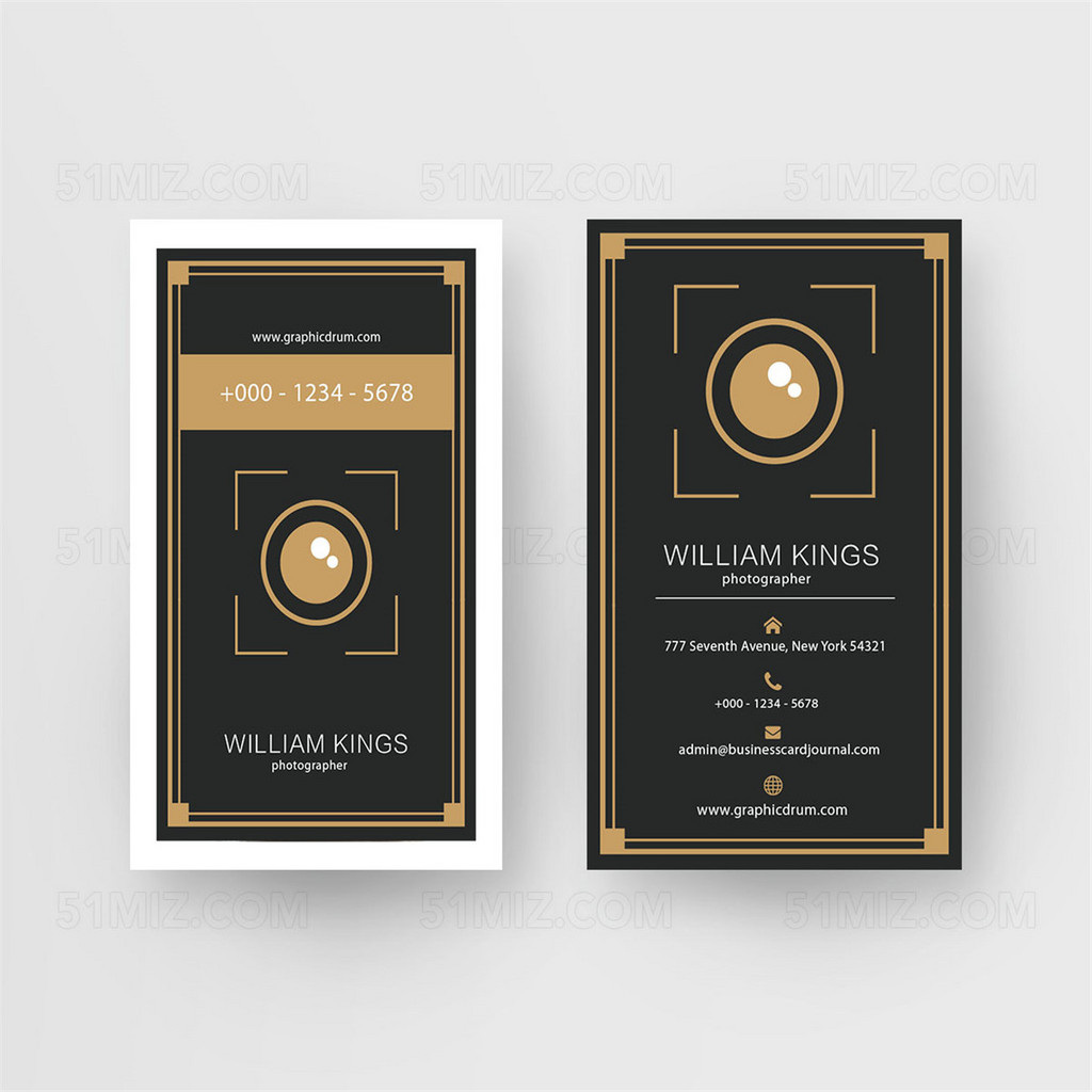 创意高档名片模板