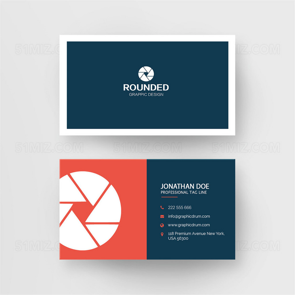 婚纱摄影师名片模板