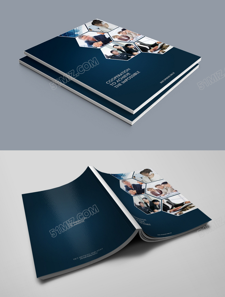 商务科技色块个性封面