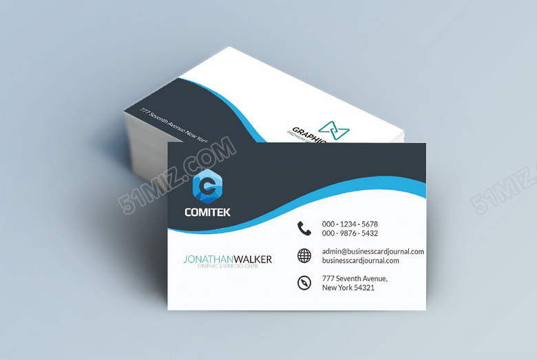 简约创意名片设计模版