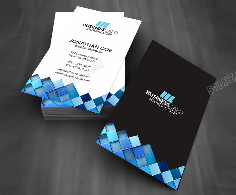 简约动感名片设计