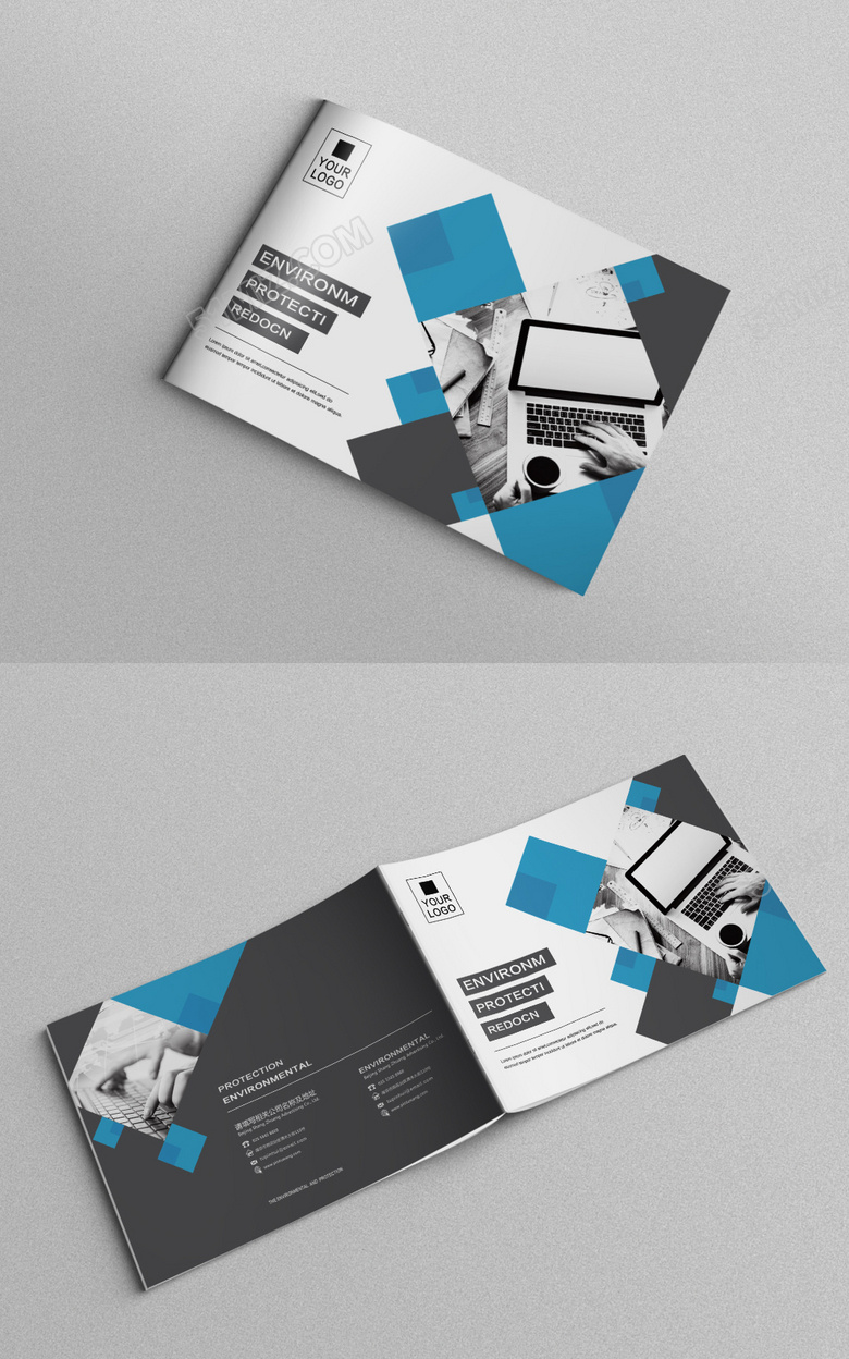 公司宣传企业介绍企业宣传时尚创意宣传册封面