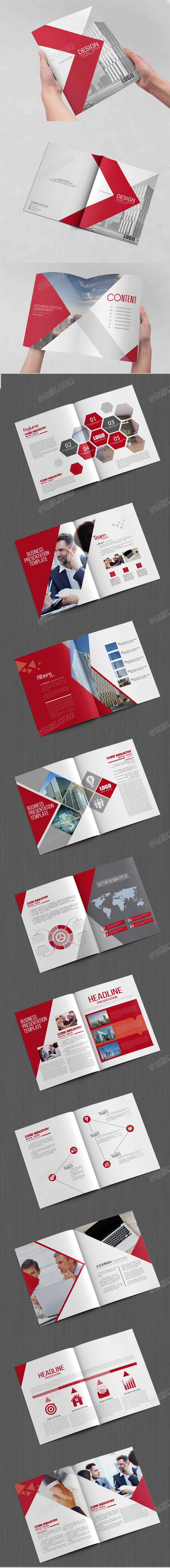 公司介绍国外画册设计模板