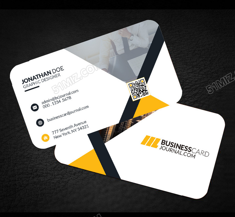 创意抽象公司名片设计