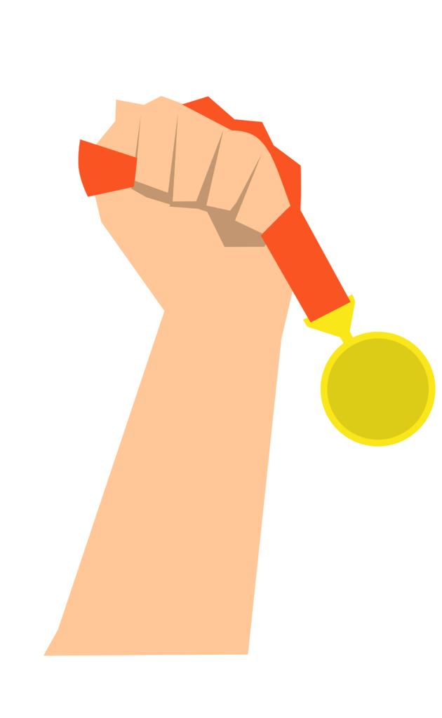 广告简约第一名奖牌背景图片