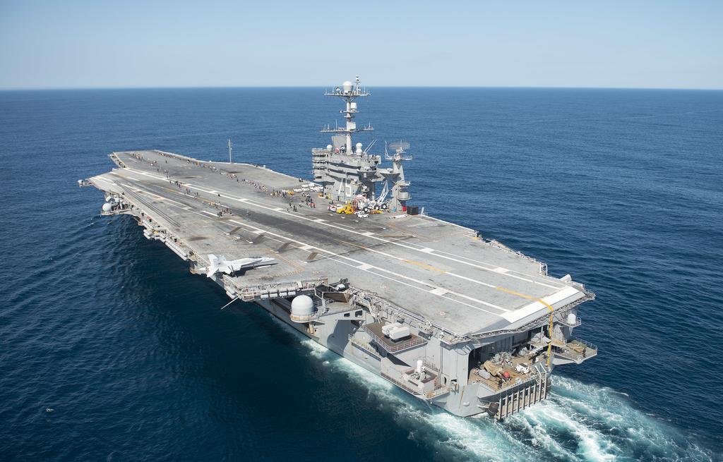 美国海军的哈里s 杜鲁门cvn75 空气 航母 海军 usn