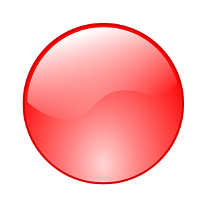 红色球圆形形状素材