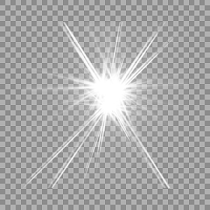 白色光照高光素材