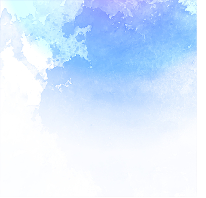 画笔天蓝色水彩墨迹喷绘笔刷