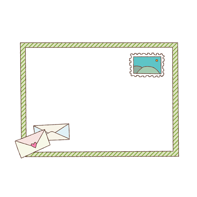 信封邮票手账边框副本