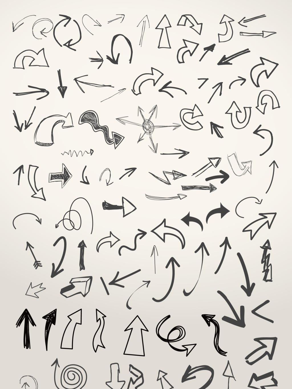 指向箭头图标素材