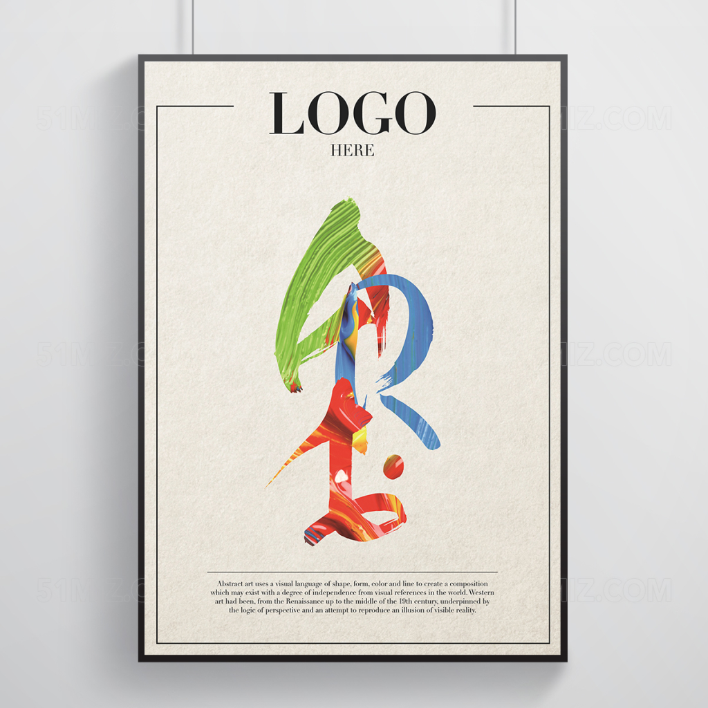 创意艺术风宣传海报设计