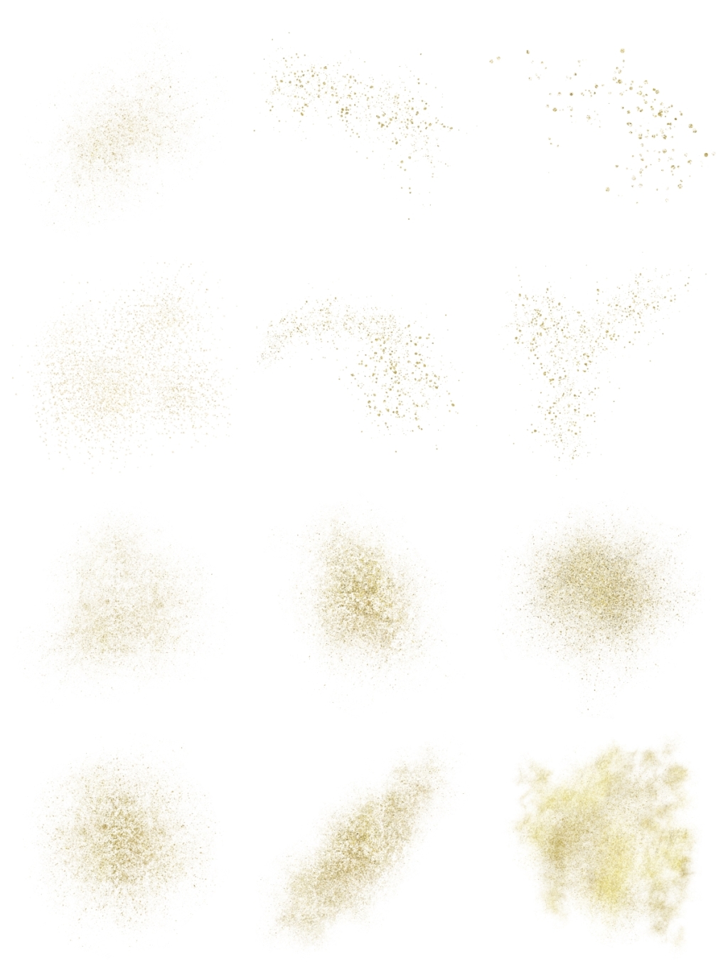 12个金沙装饰素材