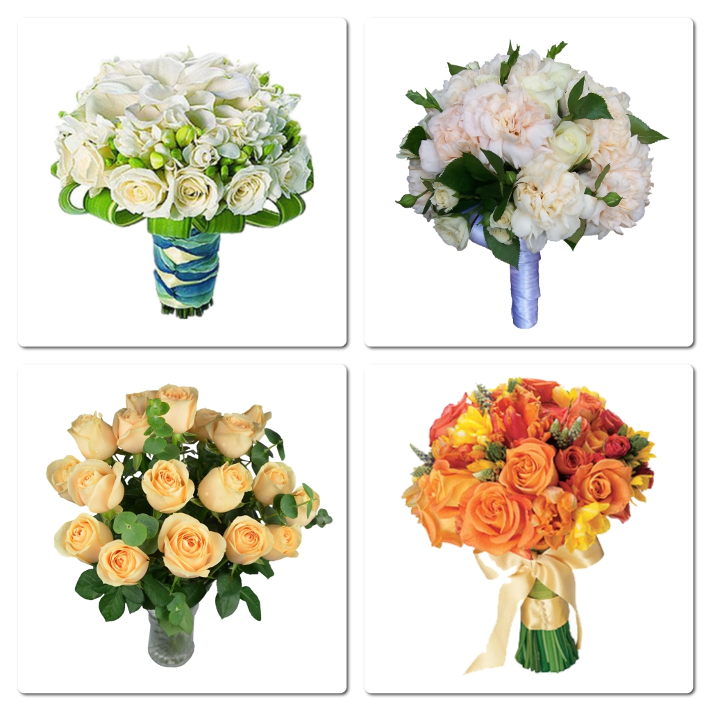 婚礼花朵花束捧花png素材