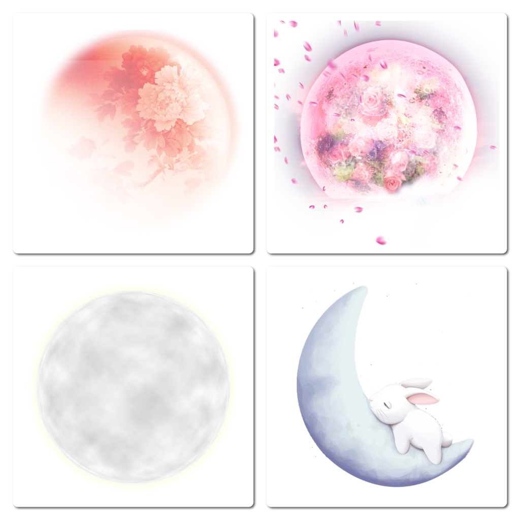 中秋节月亮png元素