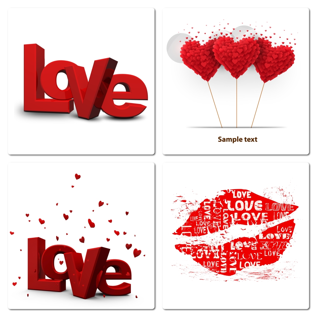 红色情人节 婚礼素材