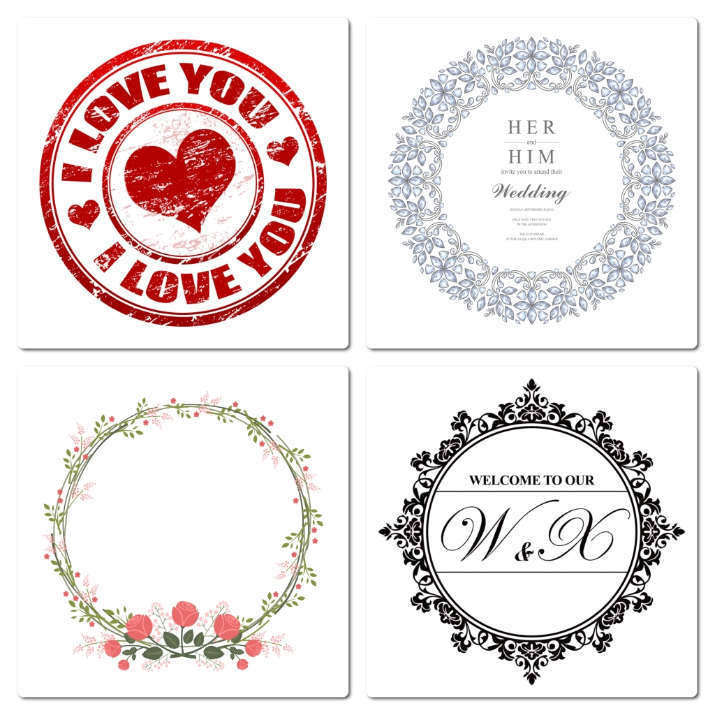 婚礼LOGO设计素材