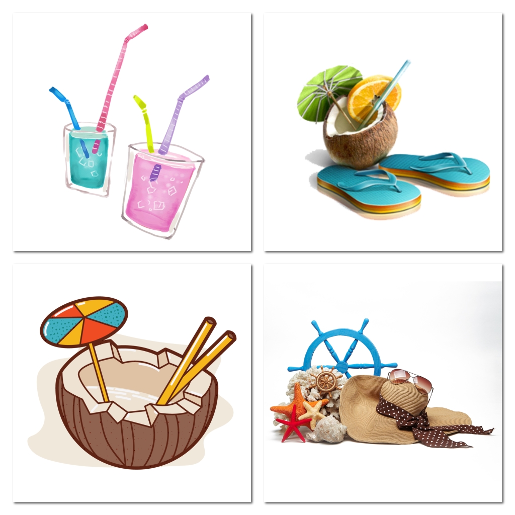 夏日旅行旅游装饰素材