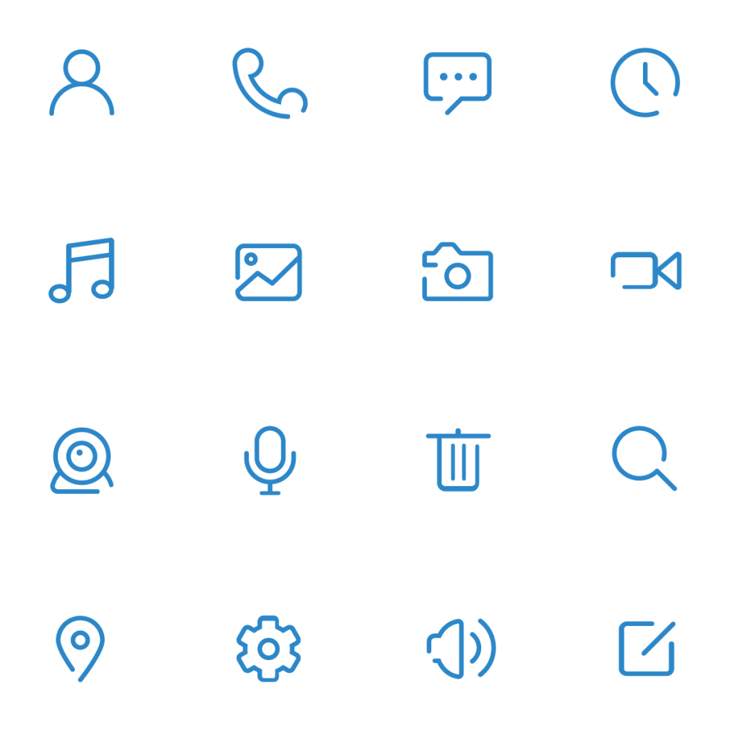 16个ICON图标素材