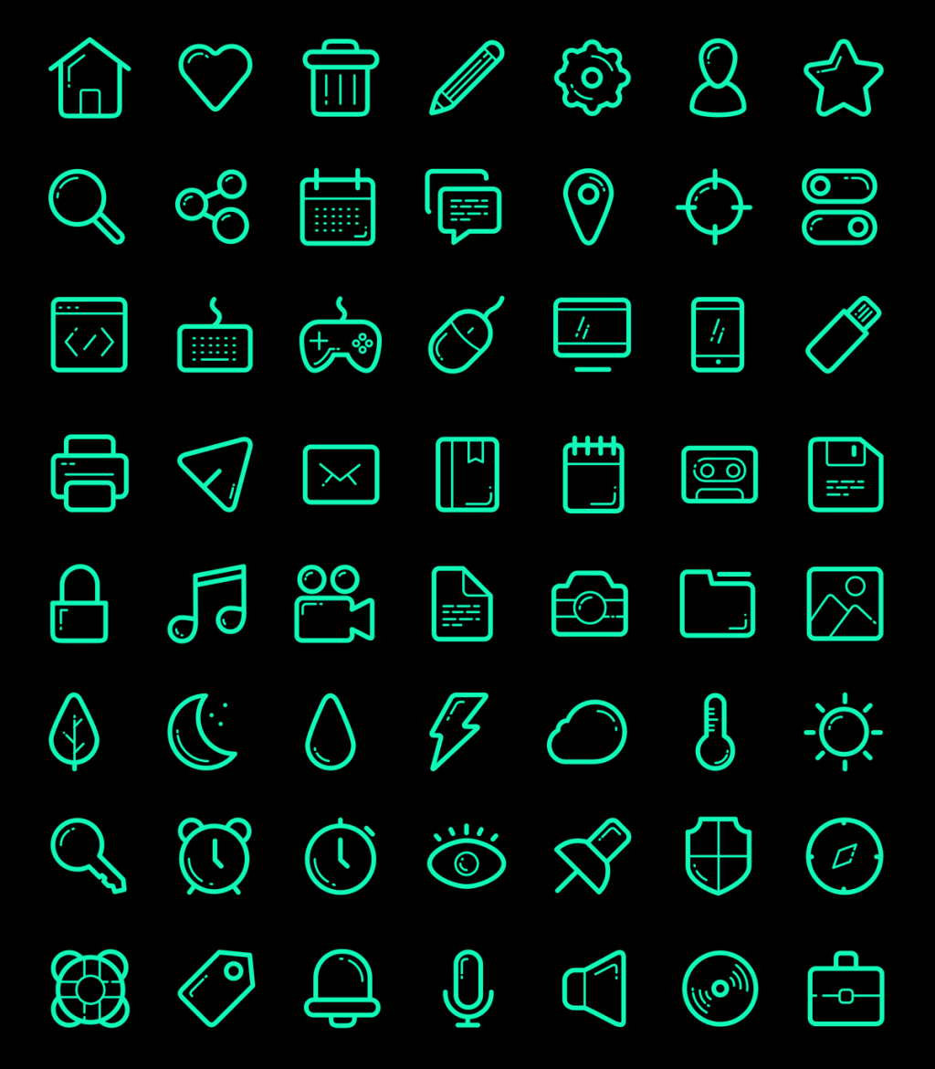 56个超实用ICON图标素材