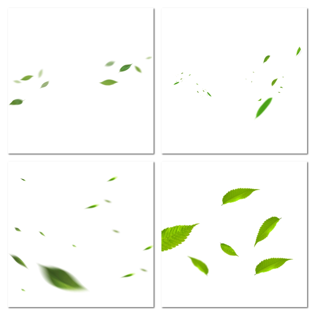 绿色叶子绿叶装饰素材
