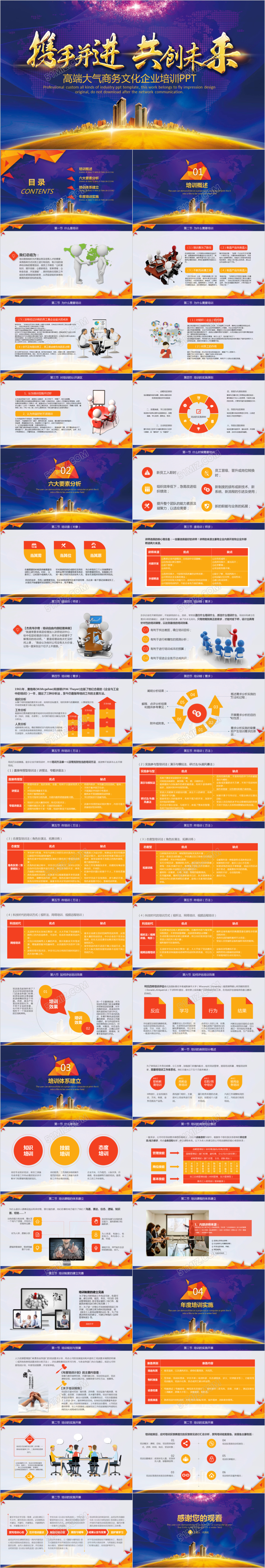 高端大气商务文化企业培训PPT模板