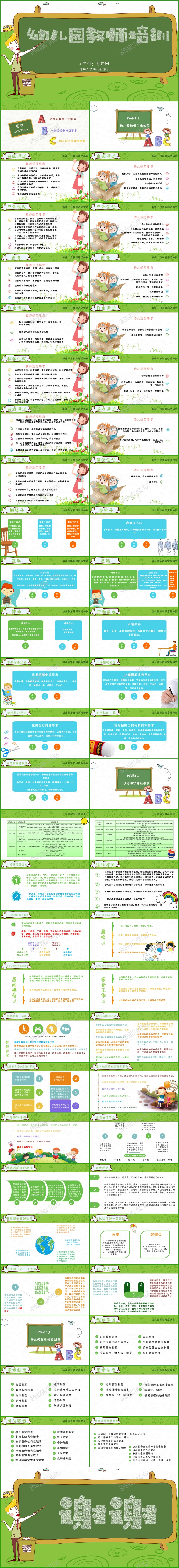 幼儿园教师培训ppt